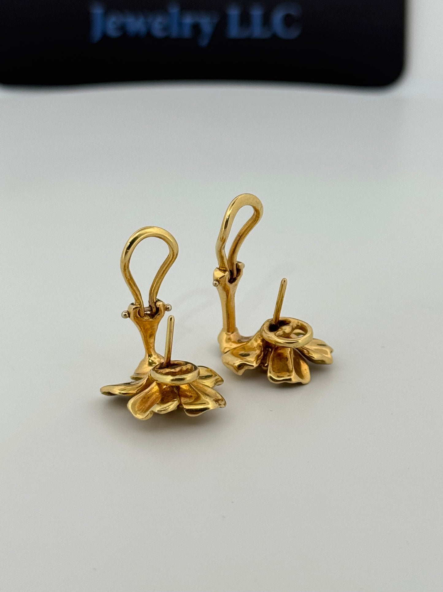 Tiffany & Co Vintage Flower Yellow gold 18kt Earrings
