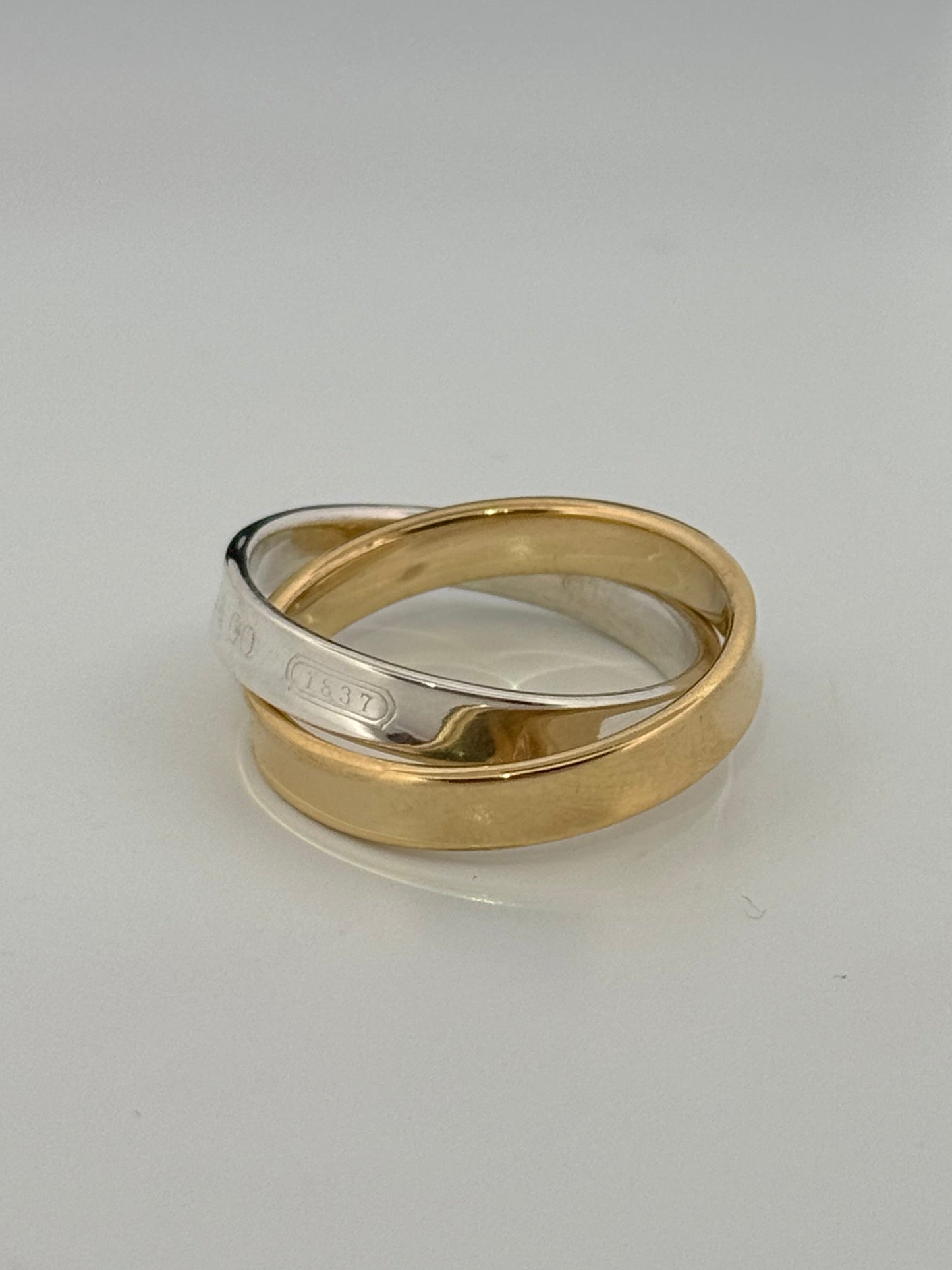 Tiffany & Co 1837 Interlocking circles Ring 18kt 925