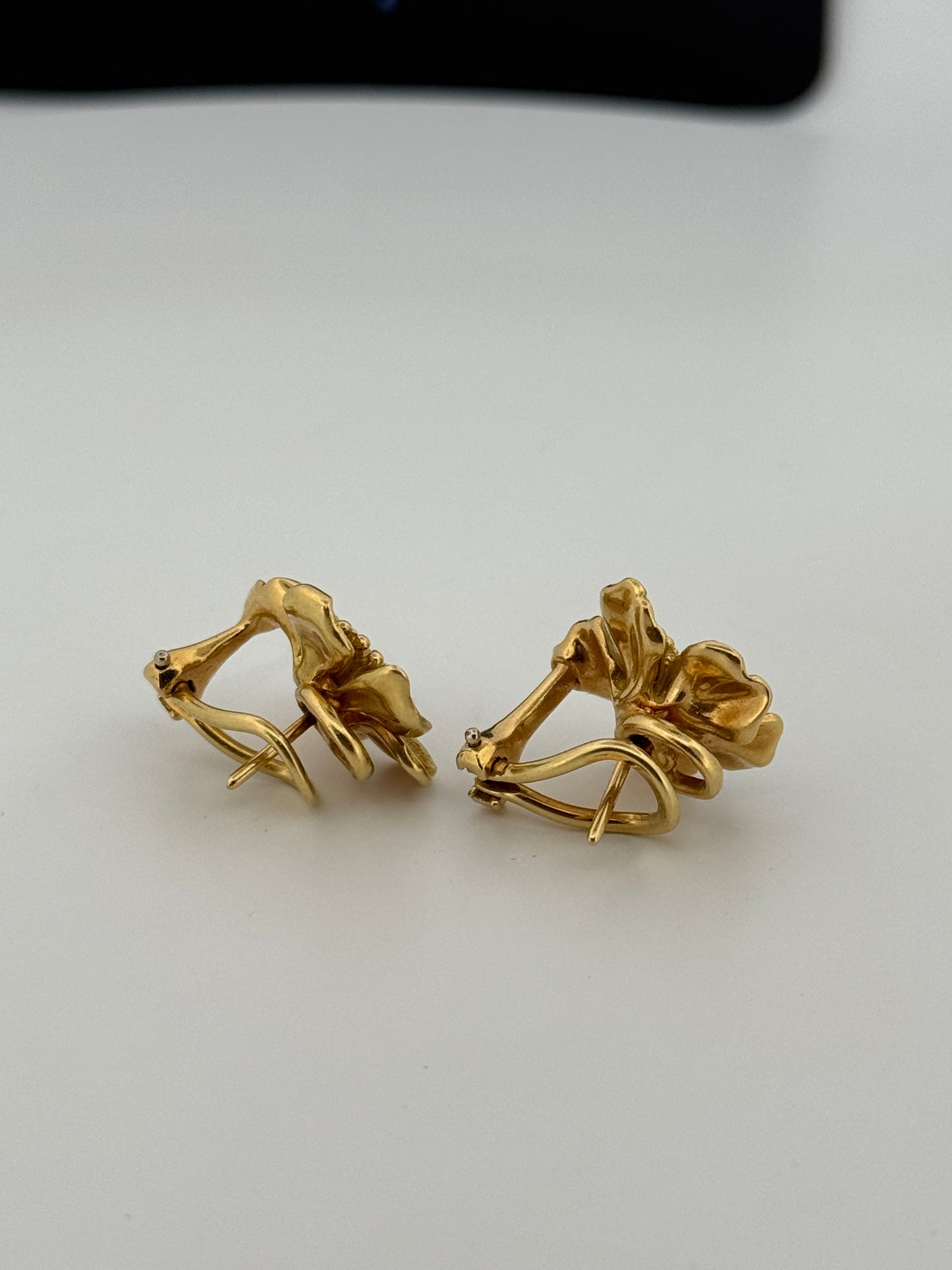 Tiffany & Co Vintage Flower Yellow gold 18kt Earrings