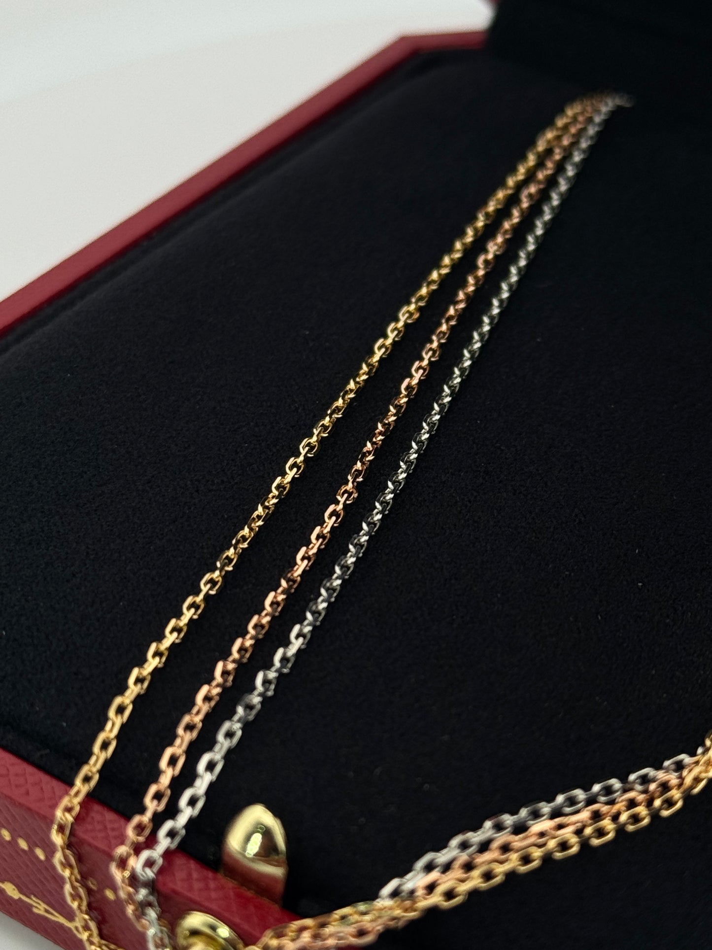 Cartier Trinity Necklace 18kt Yellow, White, and rose gold