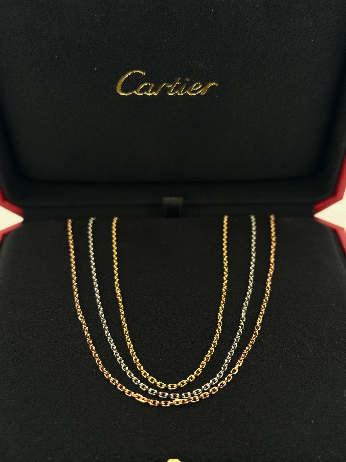 Cartier Trinity Necklace 18kt Yellow, White, and rose gold