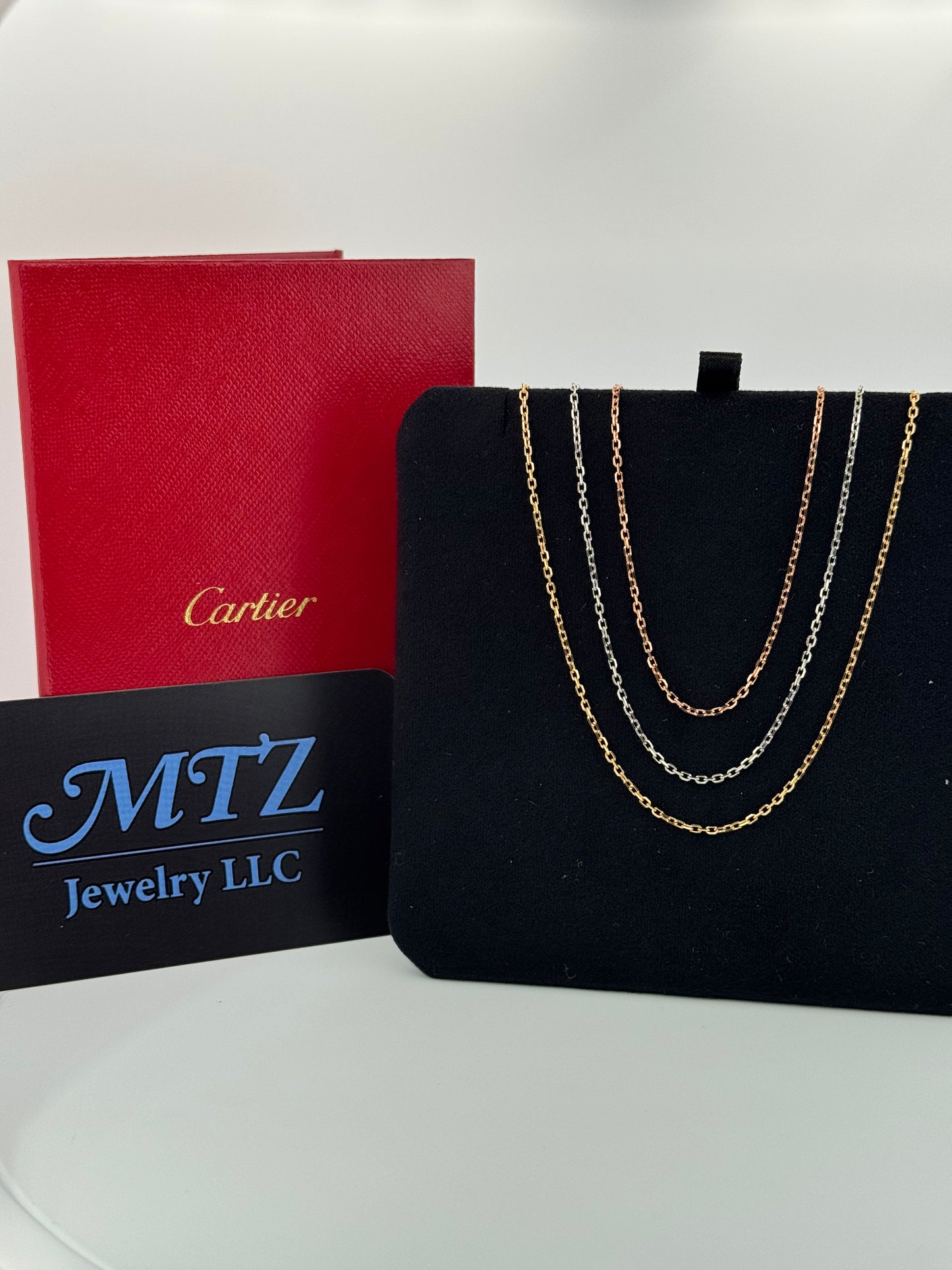 Cartier Trinity Necklace 18kt Yellow, White, and rose gold