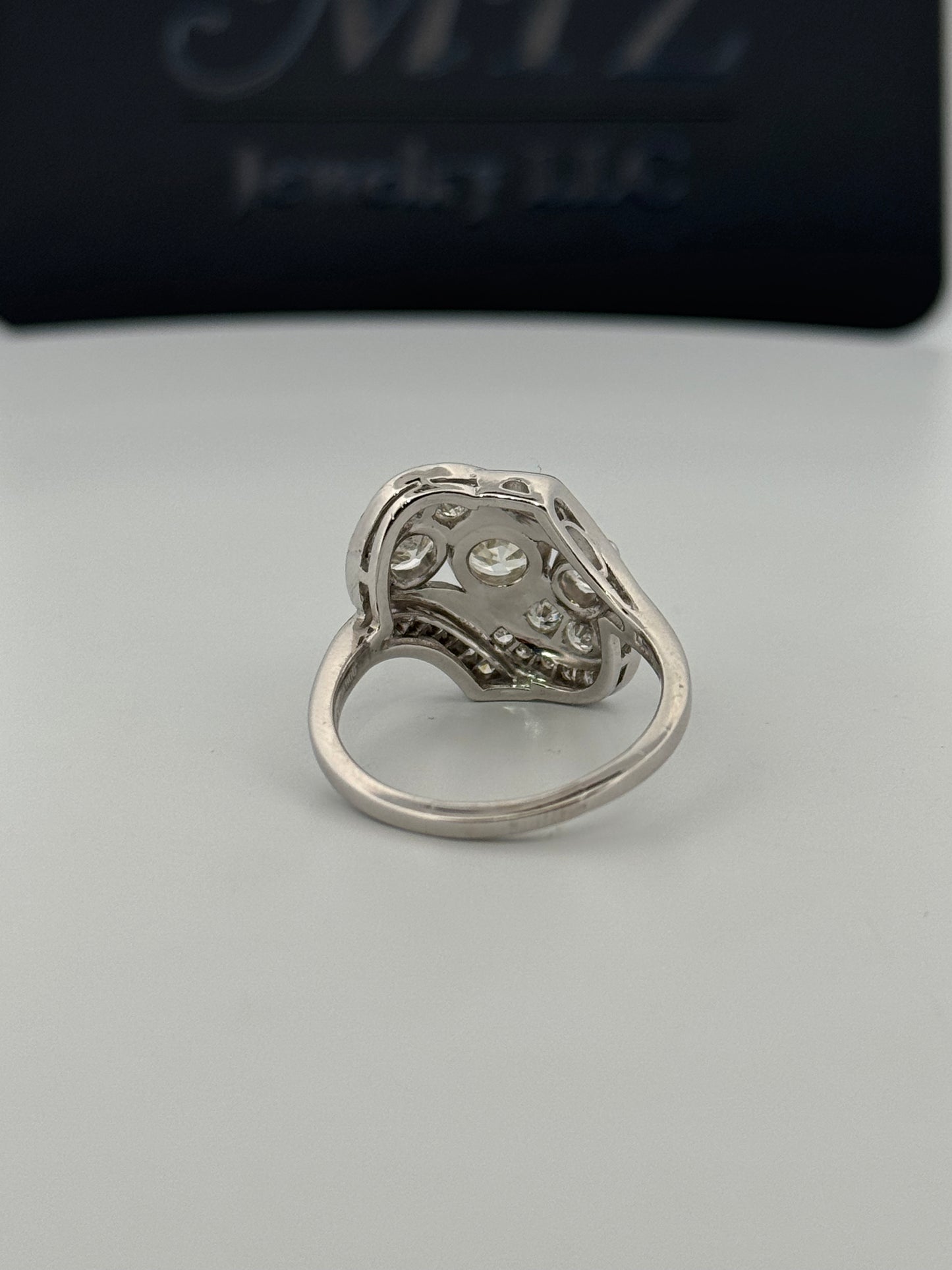 Art Deco Platinum Diamond Ring