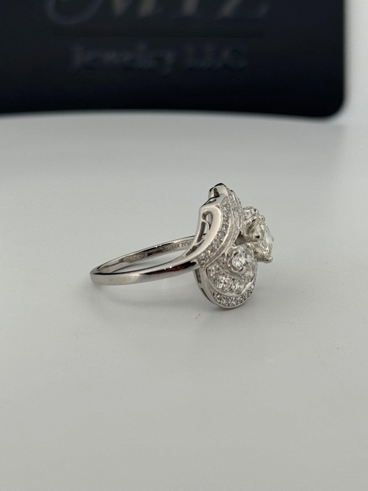 Art Deco Platinum Diamond Ring